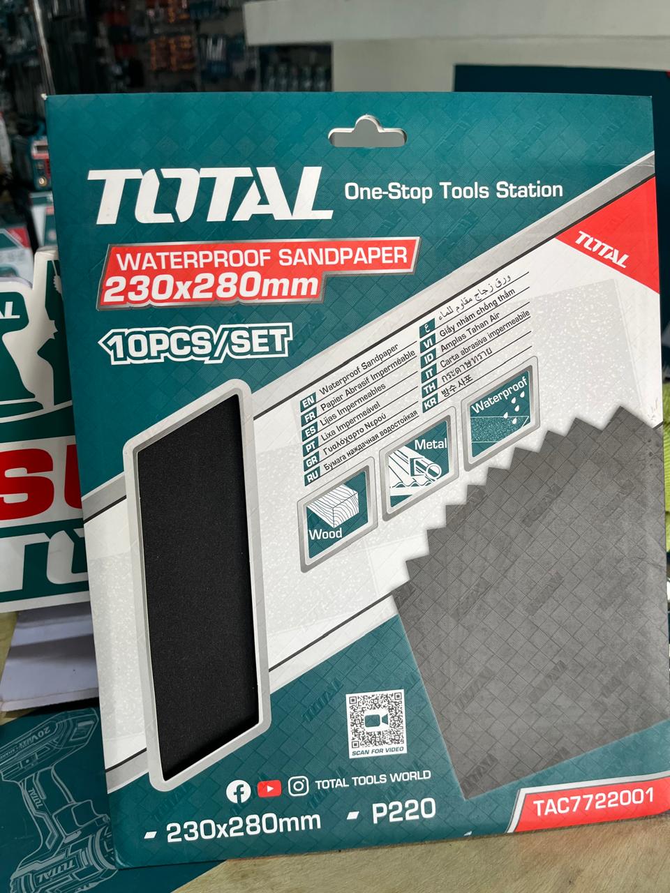 LIJA IMPERMABLE P220 TAC7722001